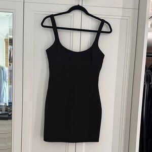 Zara Black Fitted Sleeveless Dress XS